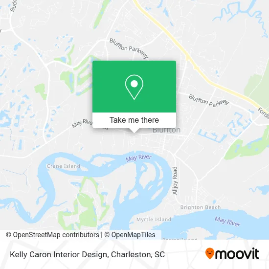 Kelly Caron Interior Design map