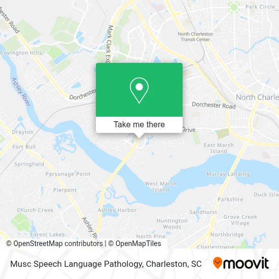Musc Speech Language Pathology map