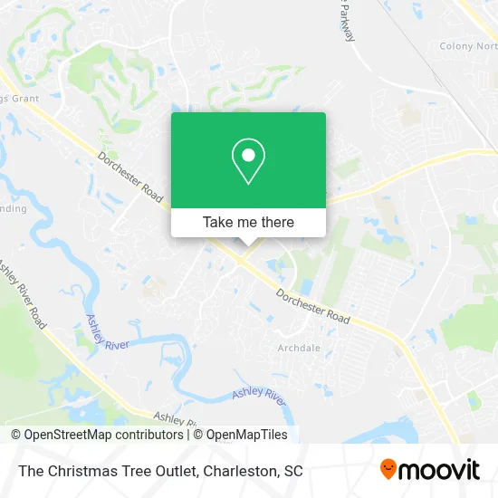 The Christmas Tree Outlet map