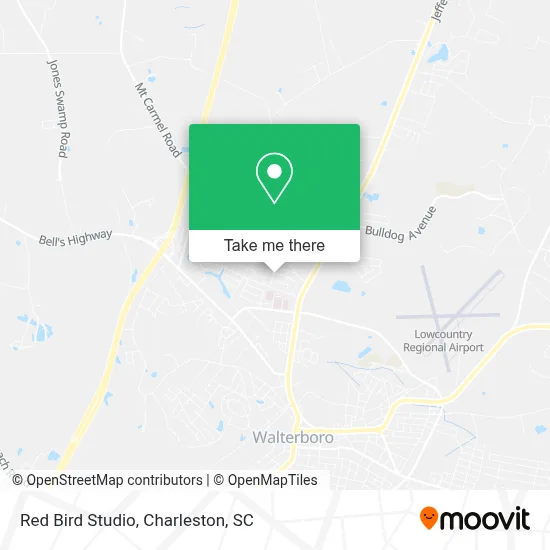 Red Bird Studio map