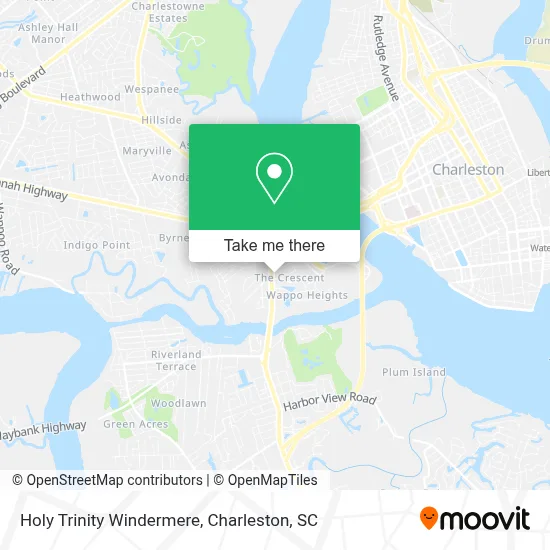 Holy Trinity Windermere map