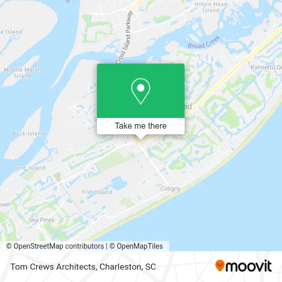 Tom Crews Architects map