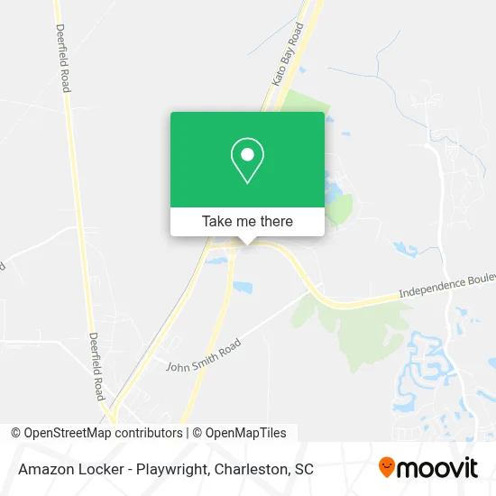 Amazon Locker - Playwright map