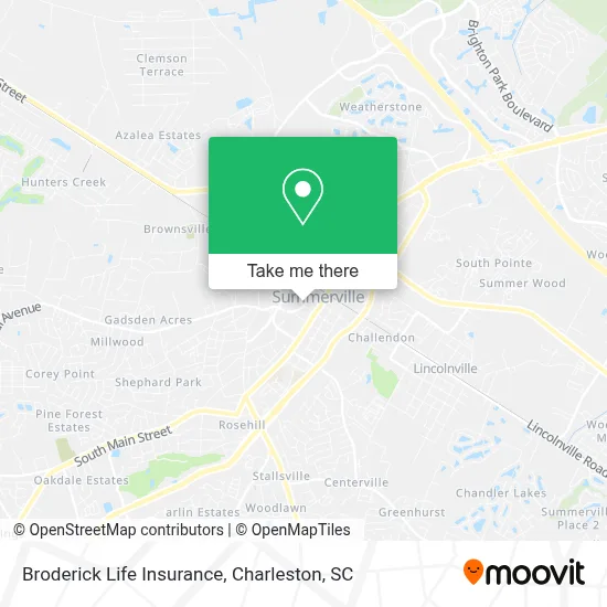 Broderick Life Insurance map