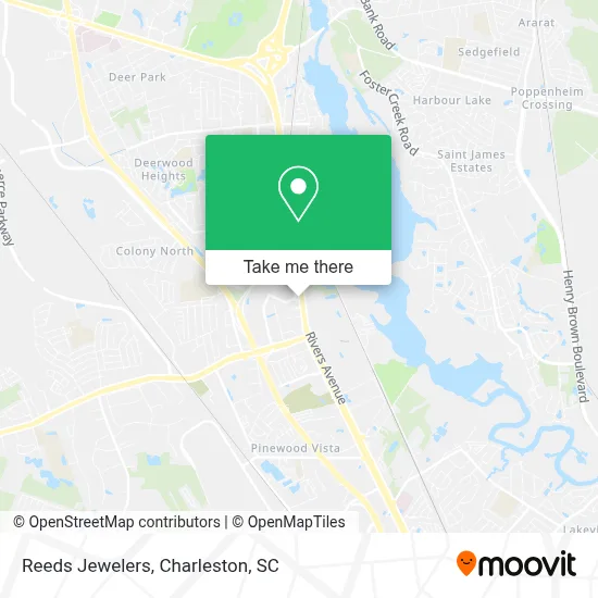 Reeds Jewelers map