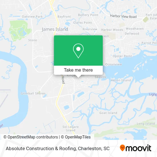 Absolute Construction & Roofing map