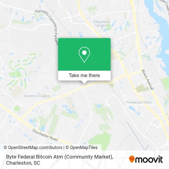 Byte Federal Bitcoin Atm (Community Market) map