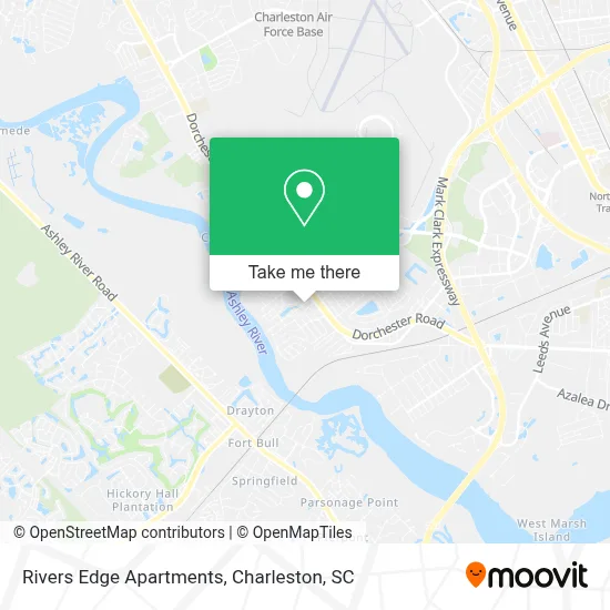 Rivers Edge Apartments map