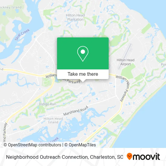 Neighborhood Outreach Connection map