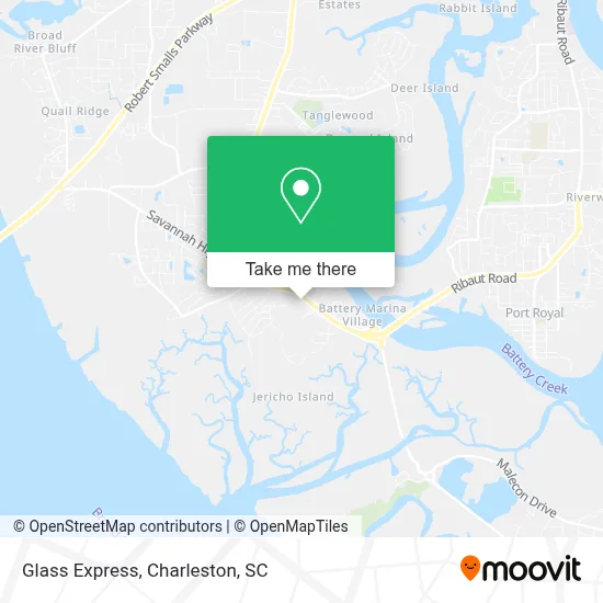 Glass Express map