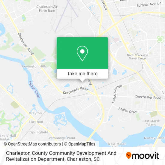 Charleston County Community Development And Revitalization Department map