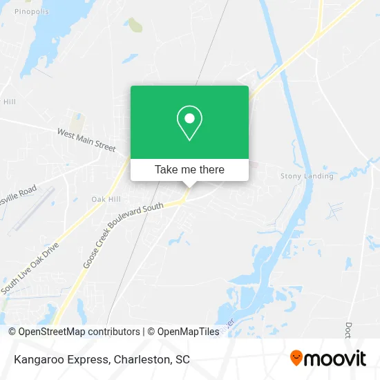 Kangaroo Express map