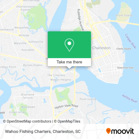 Wahoo Fishing Charters map