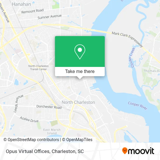 Opus Virtual Offices map
