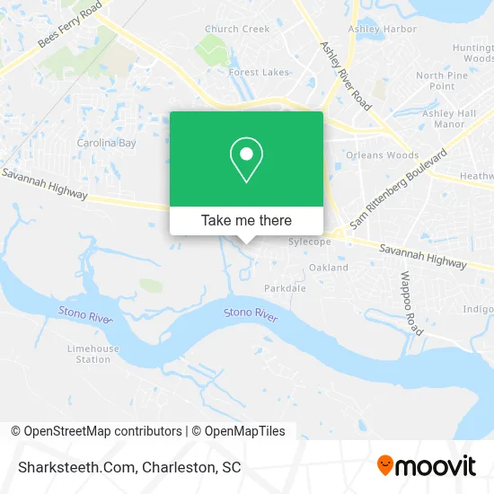 Sharksteeth.Com map