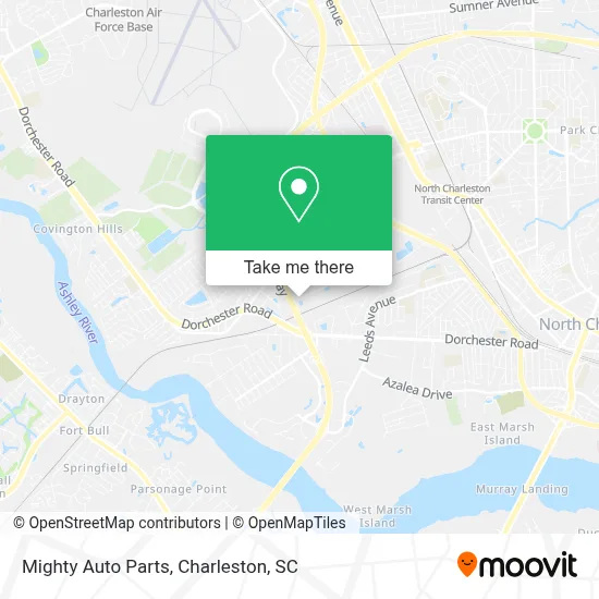 Mighty Auto Parts map