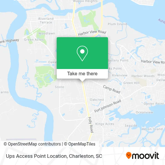 Ups Access Point Location map