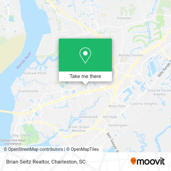 Brian Seitz Realtor map
