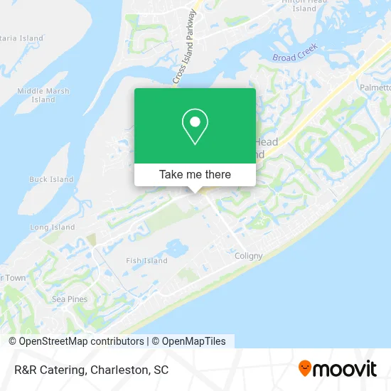 R&R Catering map