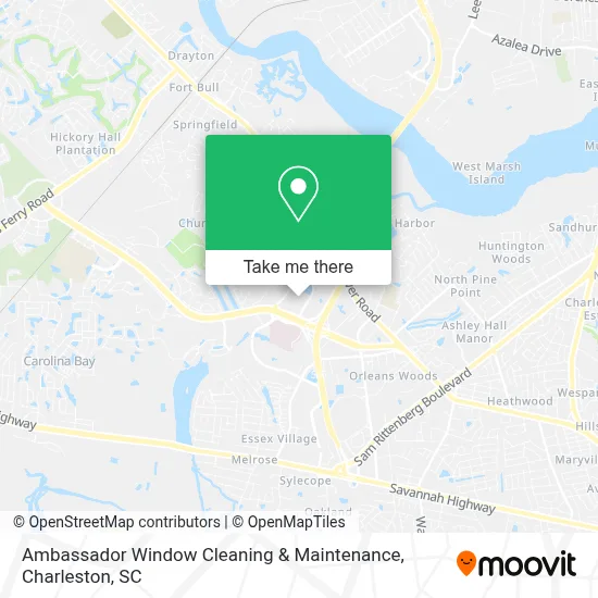 Ambassador Window Cleaning & Maintenance map