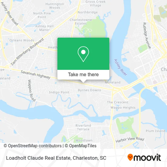 Loadholt Claude Real Estate map