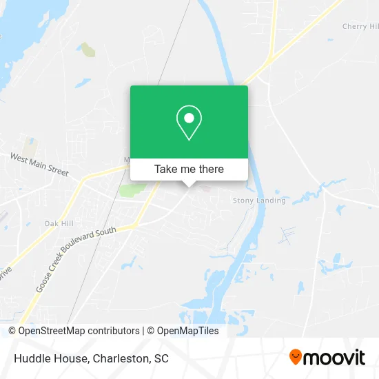 Huddle House map