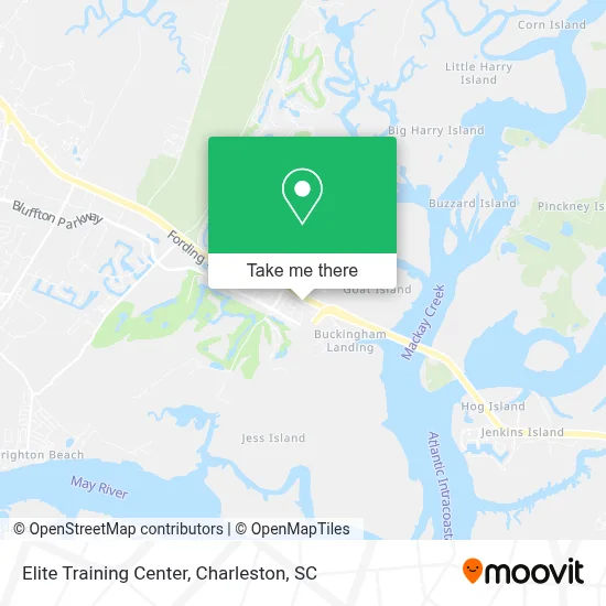 Elite Training Center map