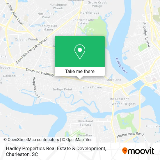 Hadley Properties Real Estate & Development map