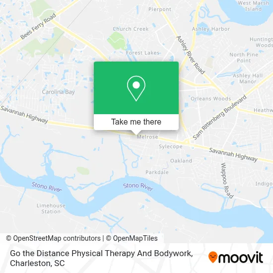 Go the Distance Physical Therapy And Bodywork map