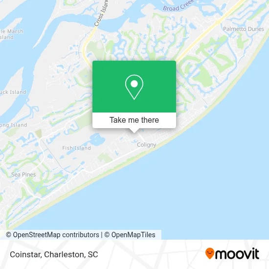 Coinstar map