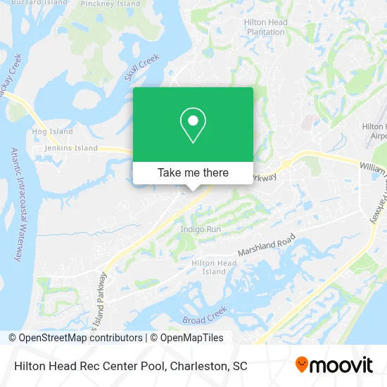 Hilton Head Rec Center Pool map
