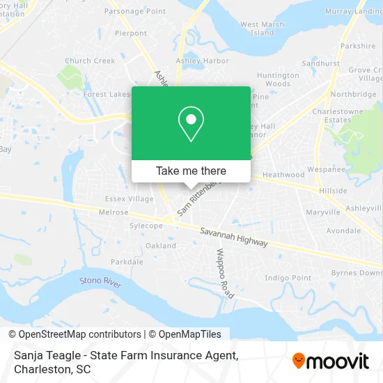 Sanja Teagle - State Farm Insurance Agent map