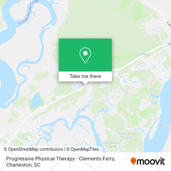 Progressive Physical Therapy - Clements Ferry map