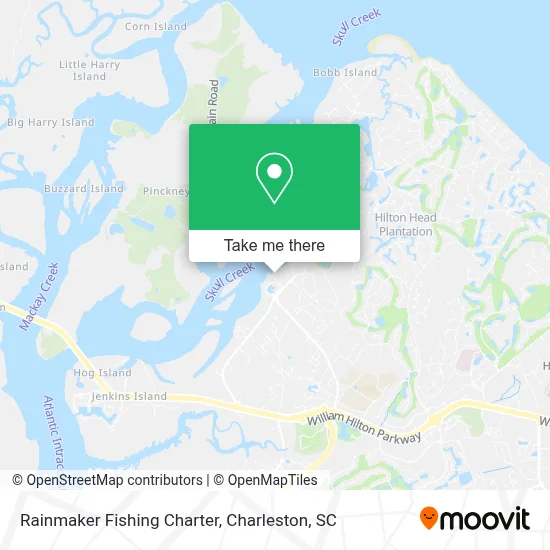 Rainmaker Fishing Charter map