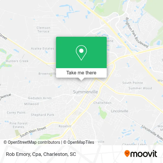 Rob Emory, Cpa map