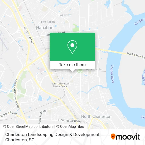 Charleston Landscaping Design & Development map