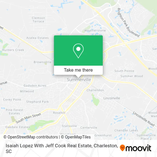 Isaiah Lopez With Jeff Cook Real Estate map