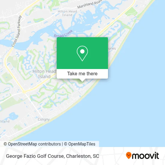 George Fazio Golf Course map