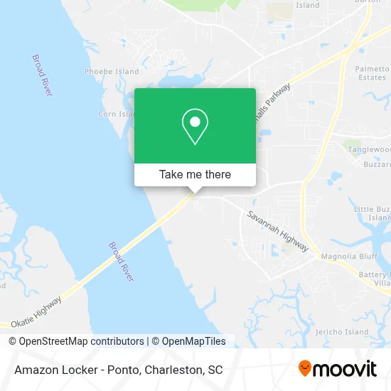 Amazon Locker - Ponto map