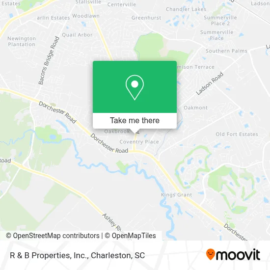 R & B Properties, Inc. map