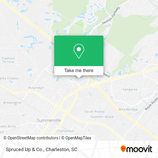 Spruced Up & Co. map