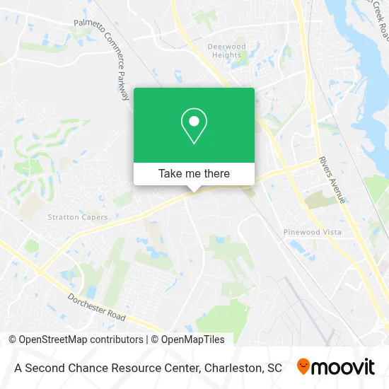A Second Chance Resource Center map