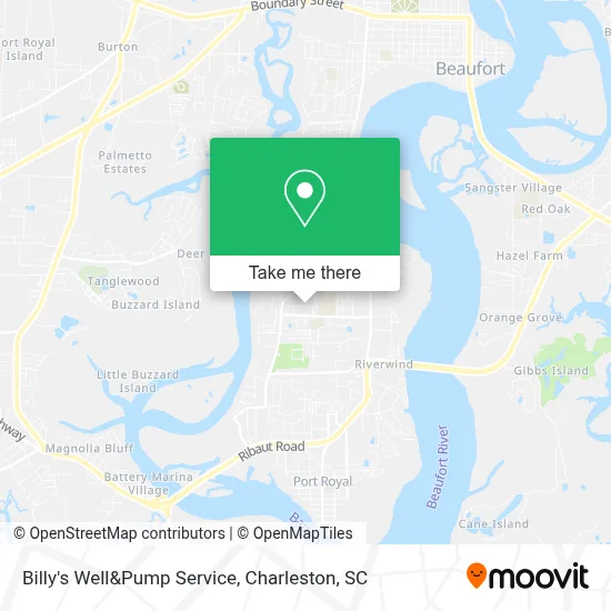 Billy's Well&Pump Service map