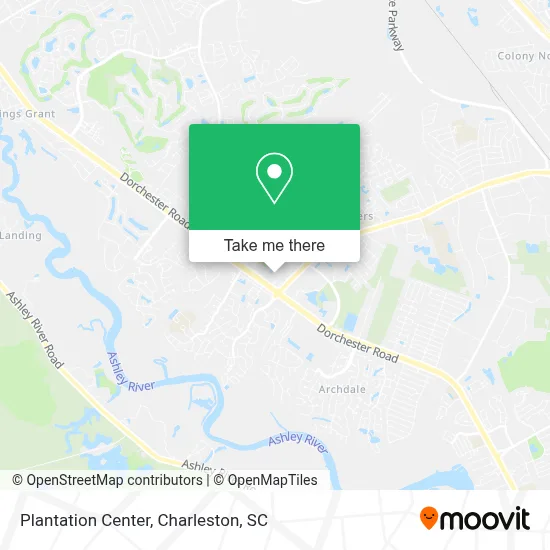 Plantation Center map