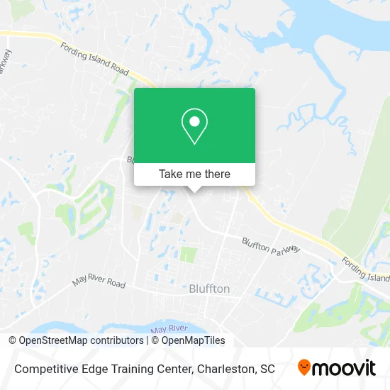 Competitive Edge Training Center map
