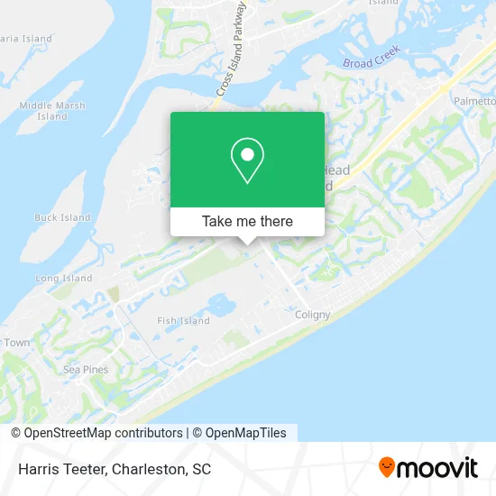 Harris Teeter map