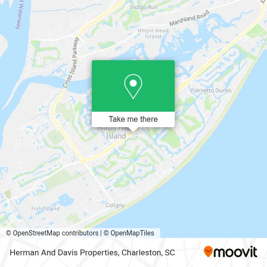 Herman And Davis Properties map