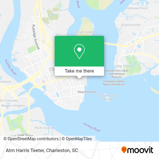 Atm Harris Teeter map