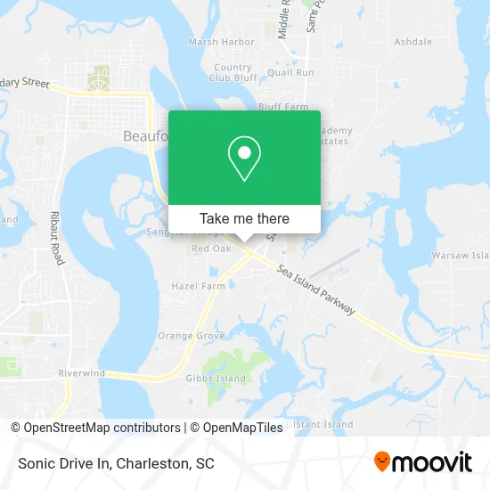 Sonic Drive In map