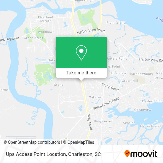 Ups Access Point Location map